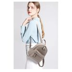Rucsac dama, Azra GT2026, piele naturala, Gri fotografia produsului View 2 S
