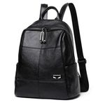 Rucsac dama, Beyza GT2028, piele naturala, Negru fotografia produsului
