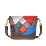 Geanta dama, Ceyda GT2029, piele naturala, Multicolor fotografia produsului