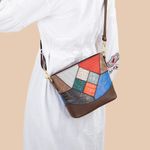 Geanta dama, Ceyda GT2029, piele naturala, Multicolor fotografia produsului View 4 S