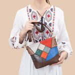 Geanta dama, Ceyda GT2029, piele naturala, Multicolor fotografia produsului View 2 S