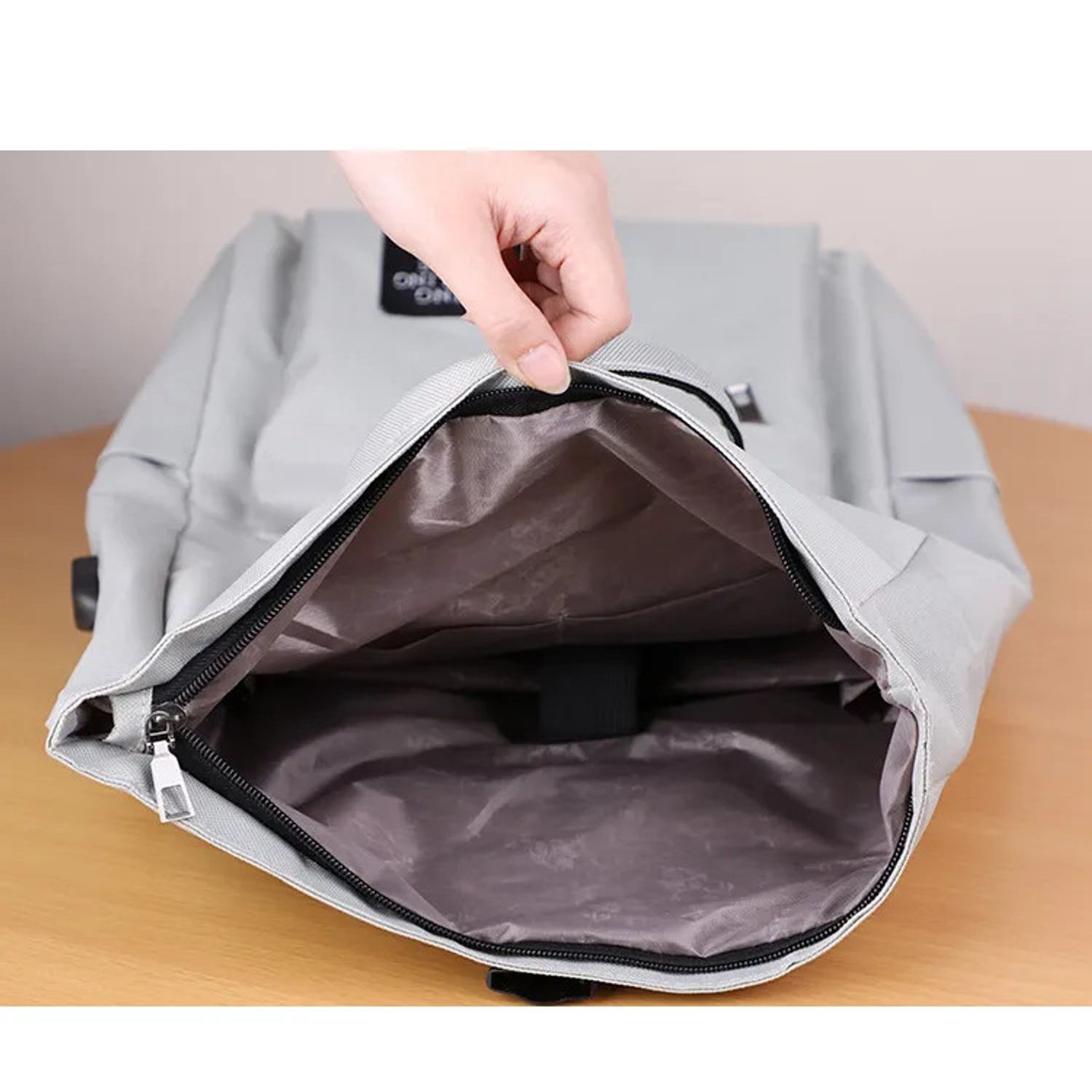 Rucsac dama Asli, GT2021, Gri fotografia produsului View 3 L