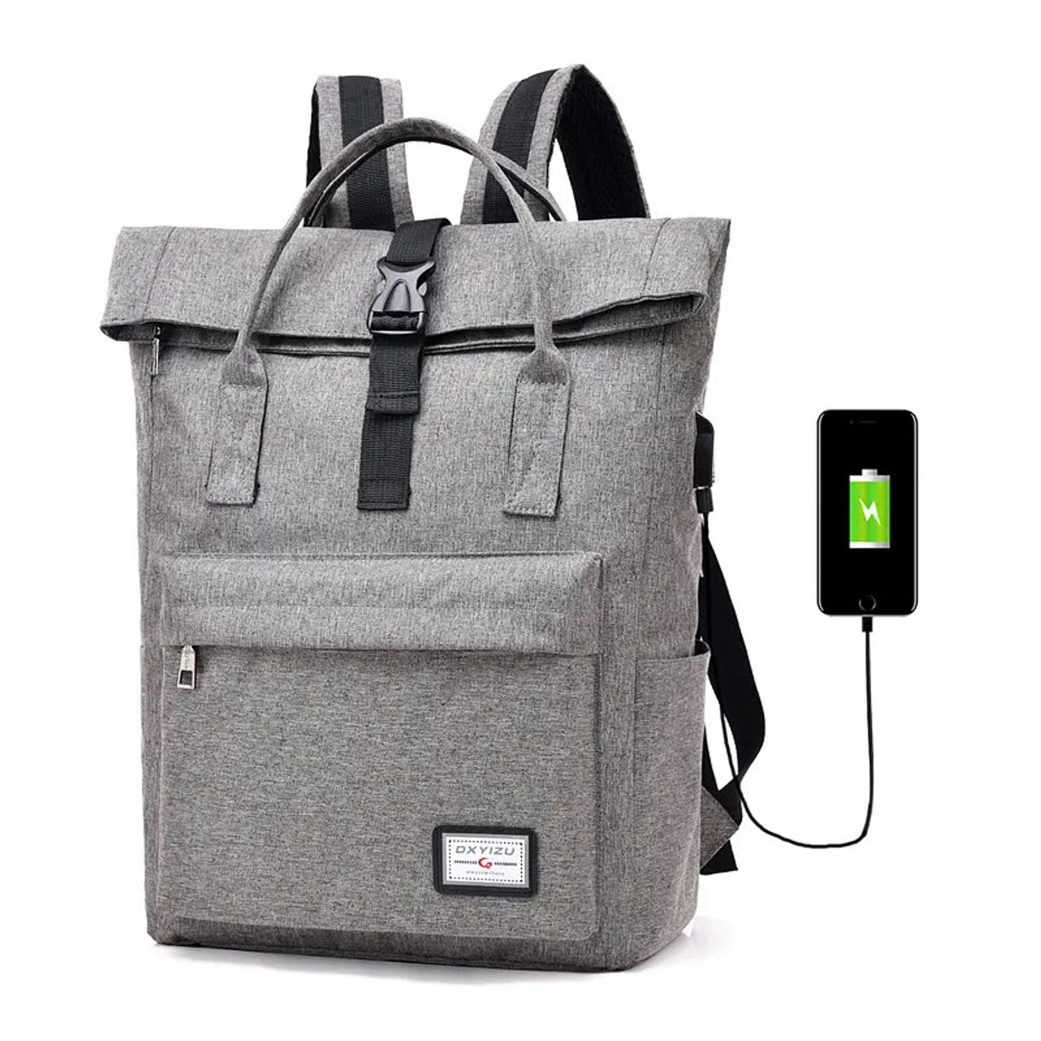 Rucsac dama Asli, GT2021, Gri fotografia produsului View 6 L