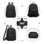 Rucsac dama Fausta GT2017, Negru fotografia produsului View 7 S