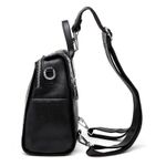 Rucsac dama Fahima, GT2003, piele naturala, Negru fotografia produsului View 5 S