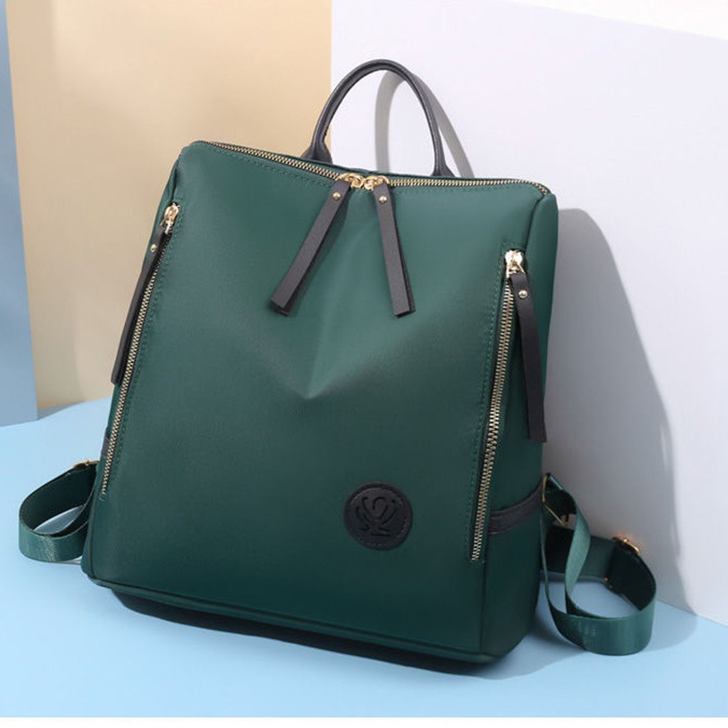 Rucsac dama Cataleya, GT1923, model verde fotografia produsului View 3 L