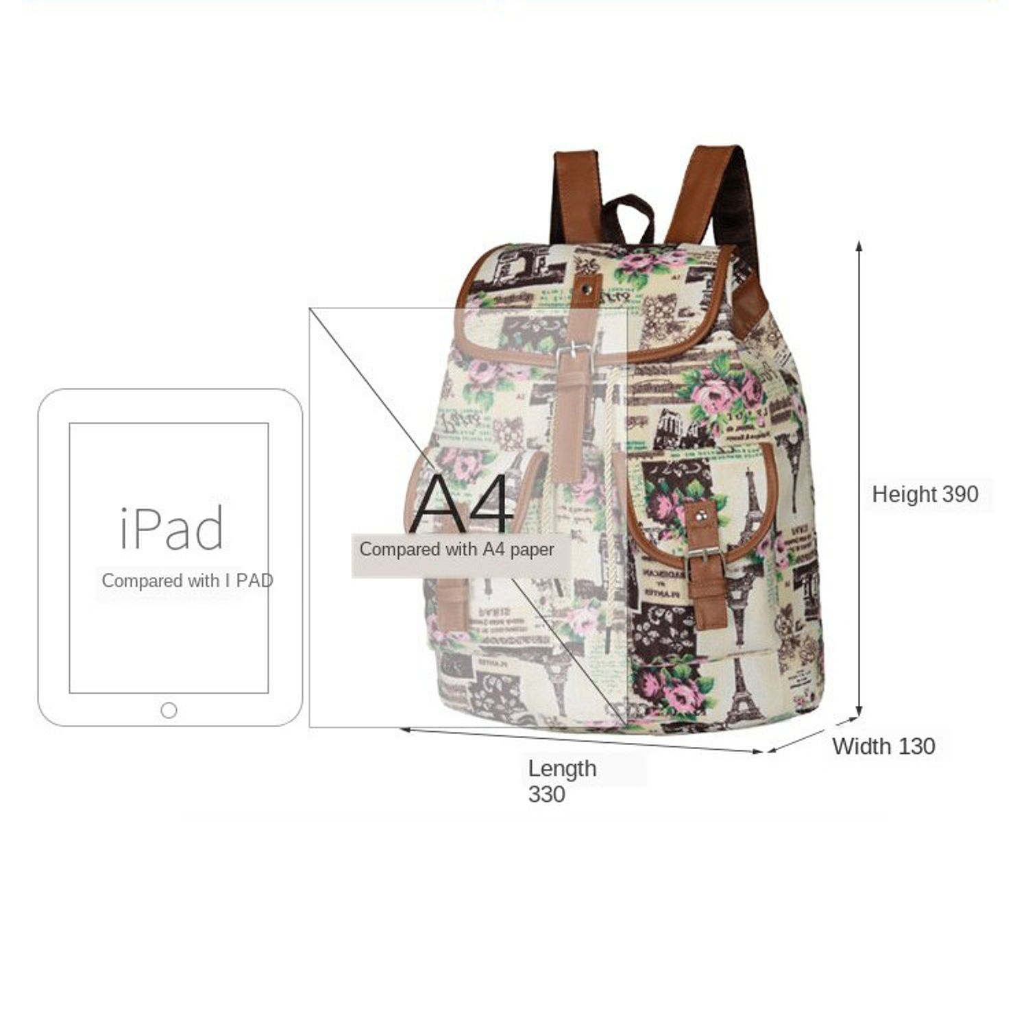 Rucsac dama Adelaida, GT1920, model fluturi fotografia produsului View 2 L