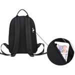 Rucsac dama Nieve, GT1916, model negru fotografia produsului View 3 S