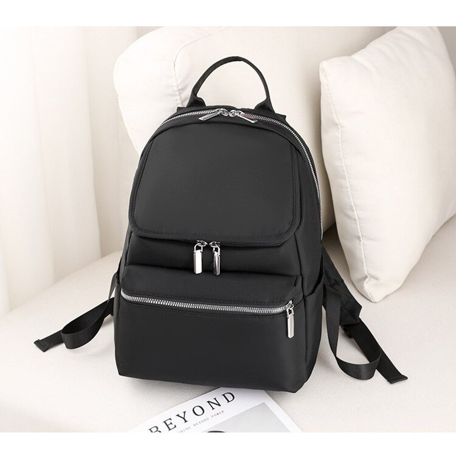 Rucsac dama Nieve, GT1916, model negru fotografia produsului View 4 L
