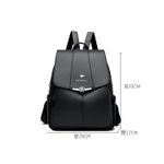 Rucsac dama Rosalyn, GT1901, model negru fotografia produsului View 4 S