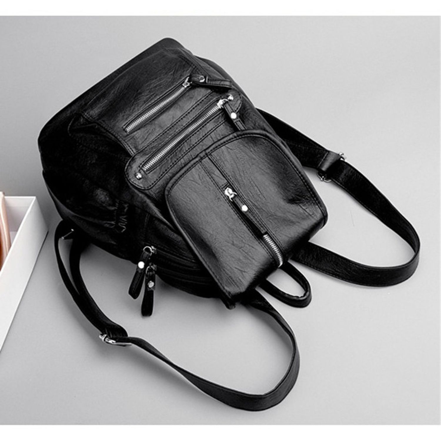 Rucsac dama Abella, GT1905, model negru fotografia produsului View 4 L