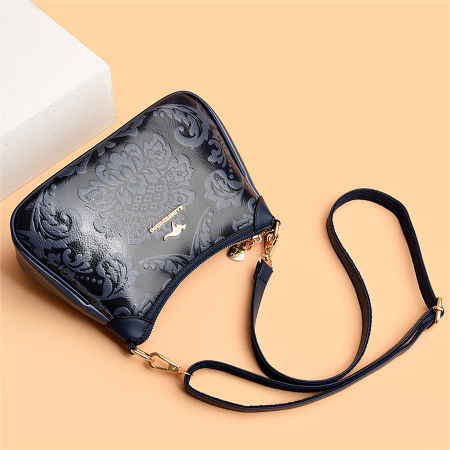 Geanta dama Marisol GT1886, model albastru fotografia produsului View 3 L