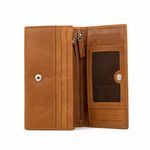 Portofel dama, Alexa PT996, piele naturala, protectie RFID, Maro fotografia produsului View 4 S