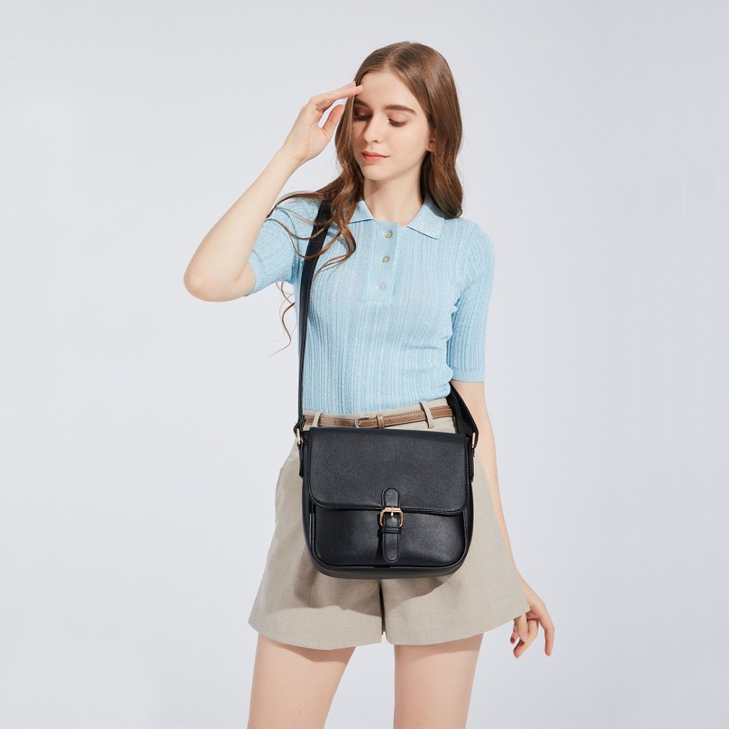 Geanta dama Giseli GT1866, model negru fotografia produsului View 9 L
