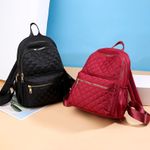 Rucsac dama Melli, GT1838, material textil, rosu fotografia produsului View 3 S