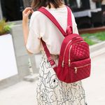 Rucsac dama Melli, GT1838, material textil, rosu fotografia produsului View 2 S
