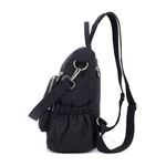 Rucsac dama Aila GT1842, antifurt, material textil, negru fotografia produsului View 4 S