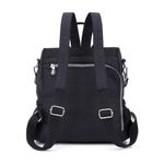 Rucsac dama Aila GT1842, antifurt, material textil, negru fotografia produsului View 5 S