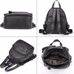 Rucsac dama, Nylay GT1829, piele naturala, model rosu fotografia produsului View 3 S