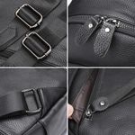 Rucsac dama, Nylay GT1829, piele naturala, model rosu fotografia produsului View 5 S