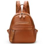 Rucsac dama, Nylay GT1828, piele naturala, model maro fotografia produsului