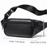 Borseta pentru barbati, Crew GT1825, model negru fotografia produsului View 2 S