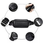Borseta pentru barbati, Crew GT1825, model negru fotografia produsului View 5 S