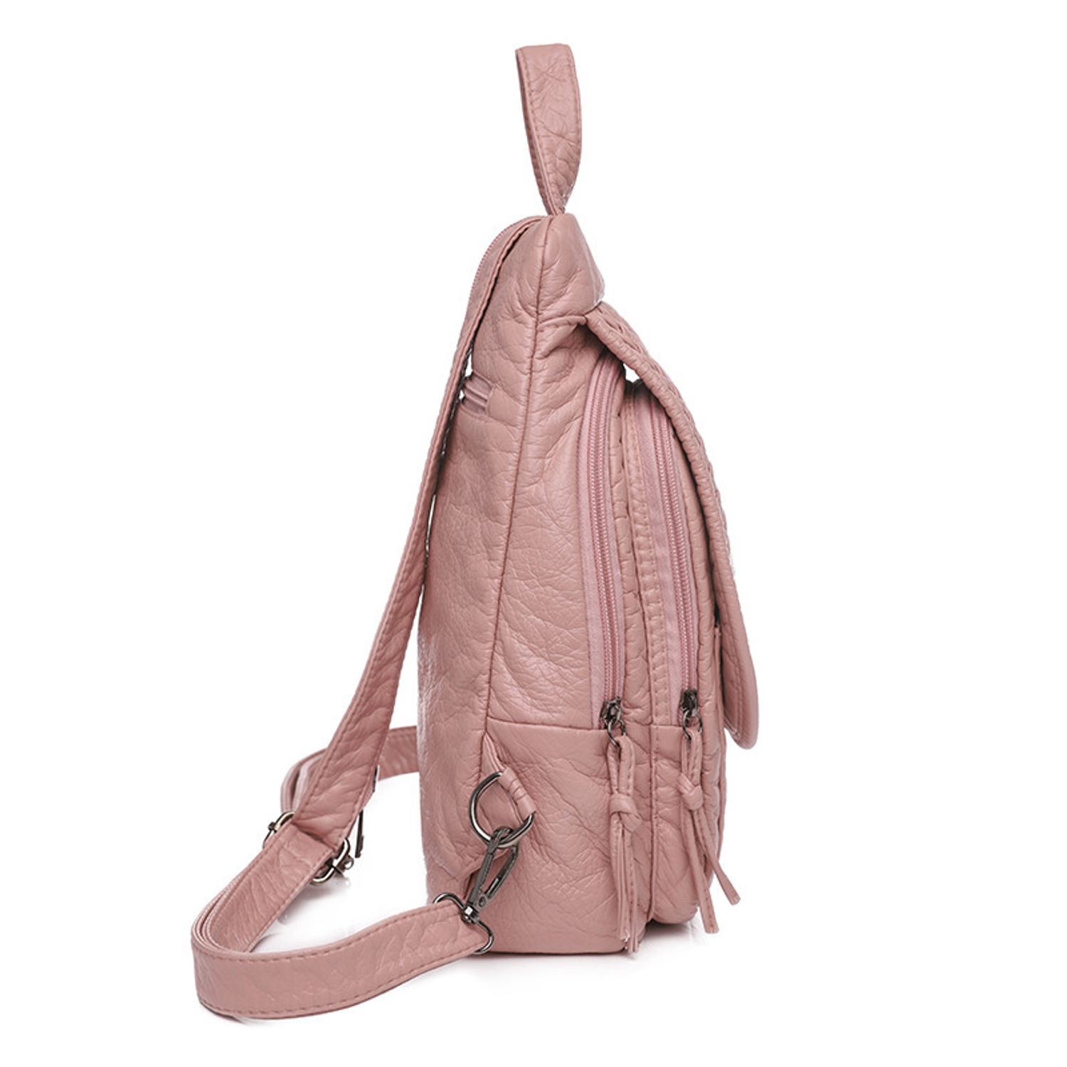 Rucsac dama, Flower GT1832, model roz fotografia produsului View 4 L