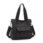 Geanta dama Ember GT1806, material textil, Negru fotografia produsului
