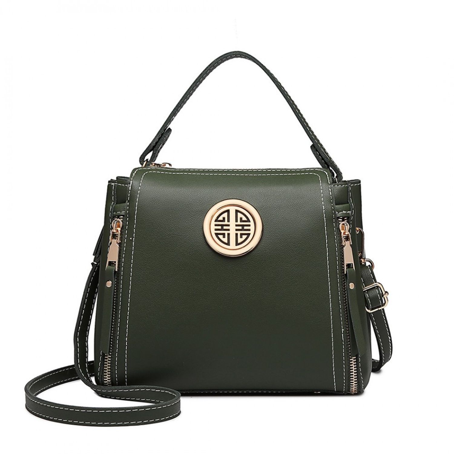 Geanta dama Marie GT1811, model verde fotografia produsului