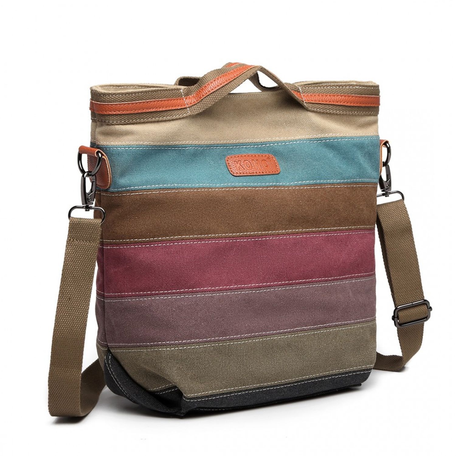 Geanta dama Divya GT1801, textil impermeabil, Multicolor fotografia produsului View 2 L