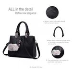 Geanta dama Grace GT1802, model negru fotografia produsului View 2 S