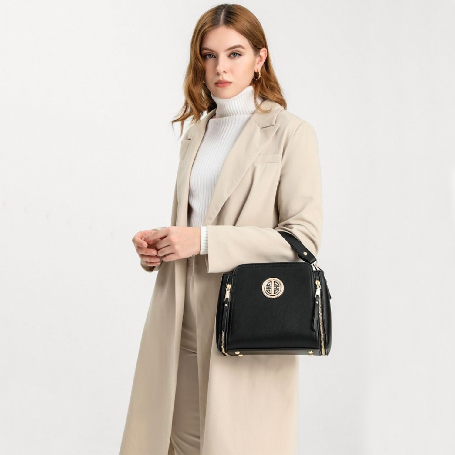 Geanta dama Abigail, GT1790, model galben fotografia produsului View 7 L