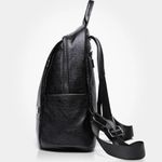 Rucsac dama, Azra GT2027, piele naturala, Negru fotografia produsului View 5 S