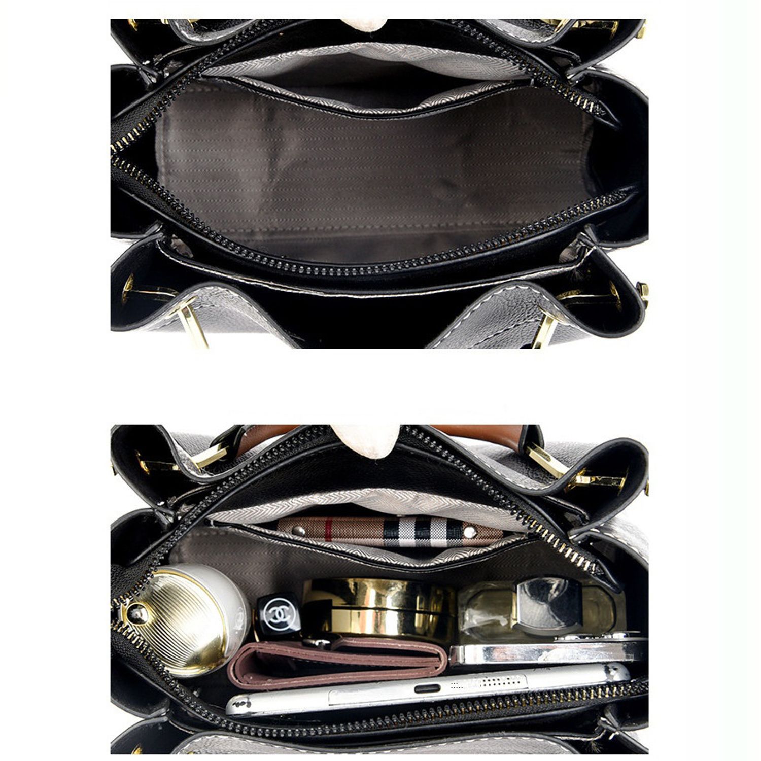 Geanta dama Xaviera GT1897, model negru fotografia produsului View 4 L
