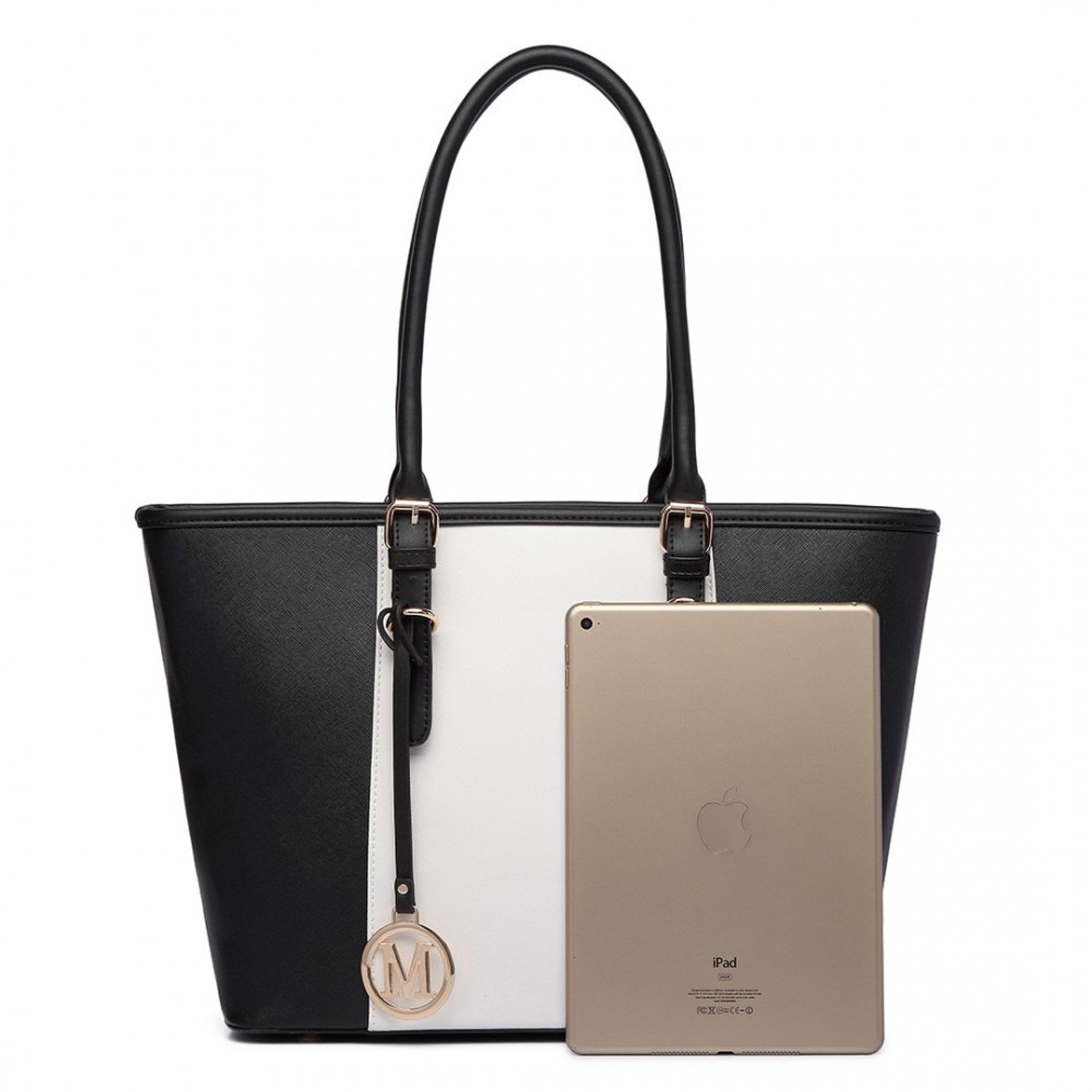 Geanta dama Cora GT1803, model tote, Negru fotografia produsului View 3 L