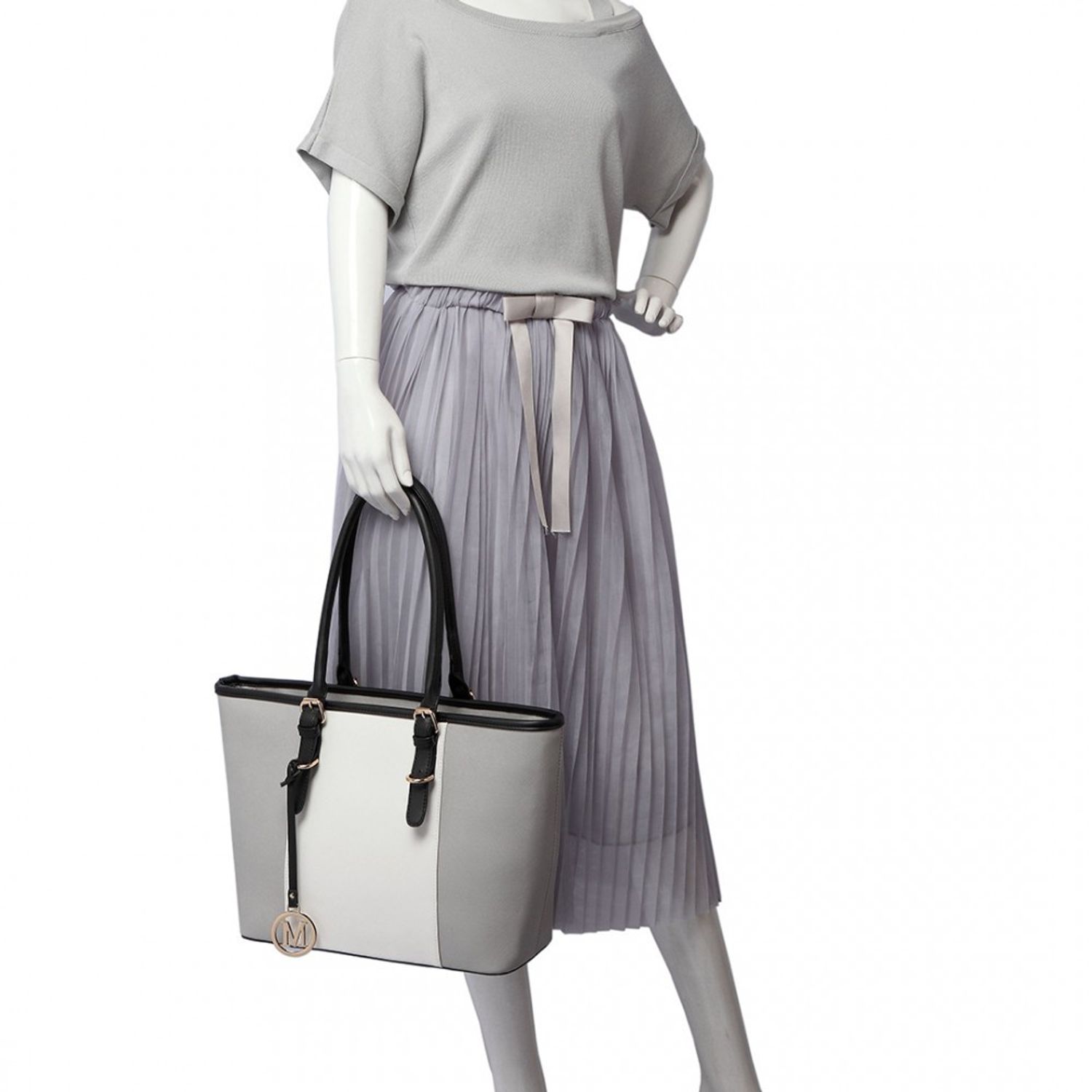 Geanta dama Cora GT1803, model tote, Negru fotografia produsului View 5 L