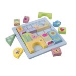 Cuburi de construit Gradina de primavara, Orange Tree Toys fotografia produsului View 2 S