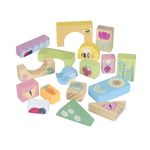 Cuburi de construit Gradina de primavara, Orange Tree Toys fotografia produsului View 3 S