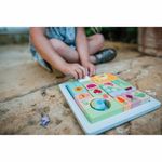 Cuburi de construit Gradina de primavara, Orange Tree Toys fotografia produsului View 4 S