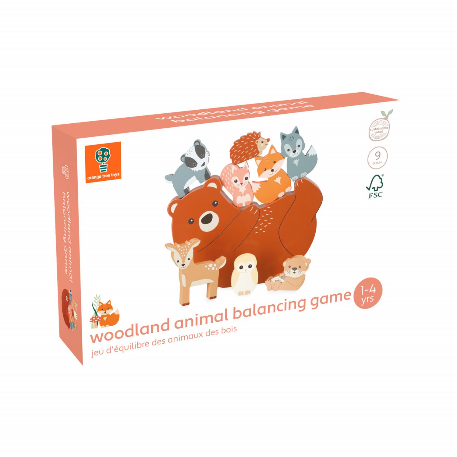 Joc de echilibru cu animale, Orange Tree Toys fotografia produsului View 4 L