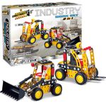 Kit STEM Vehicule de constructie 2 in 1, nivel incepator fotografia produsului View 4 S