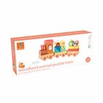 Trenulet din lemn cu forme si animale, Orange Tree Toys fotografia produsului View 3 S