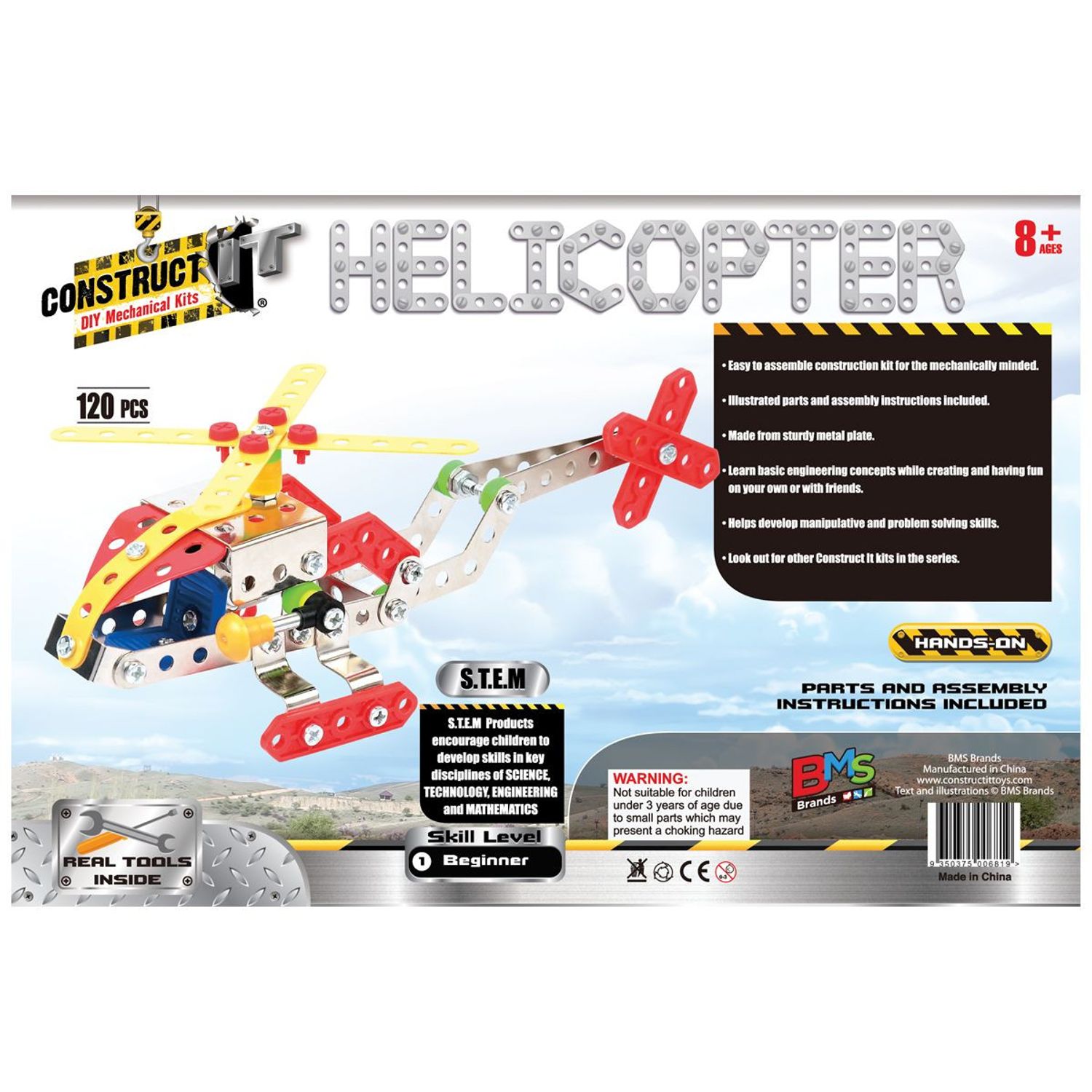 Kit STEM Elicopter, nivel incepator fotografia produsului View 2 L