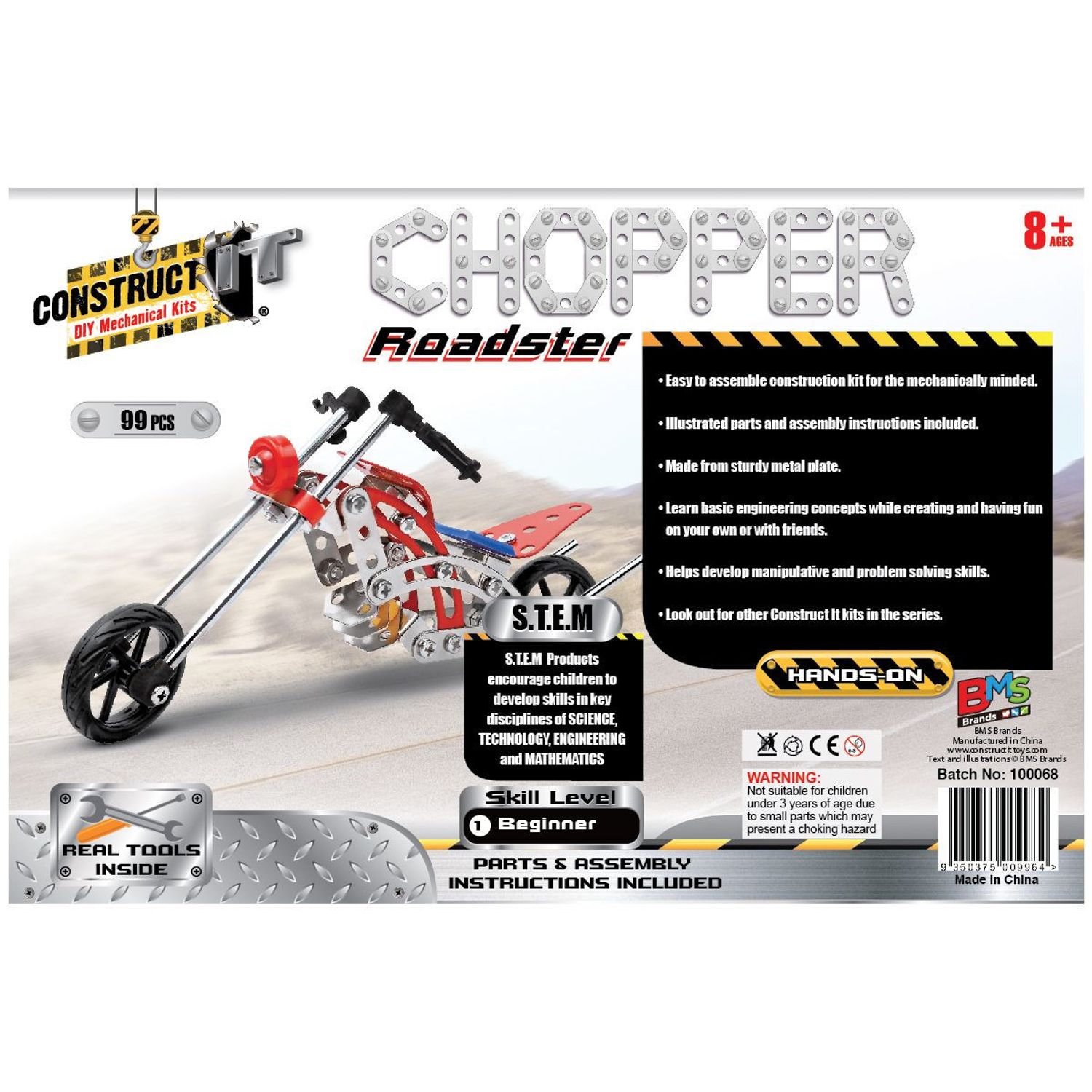 Kit STEM Motocicleta Chopper, nivel incepator fotografia produsului View 2 L