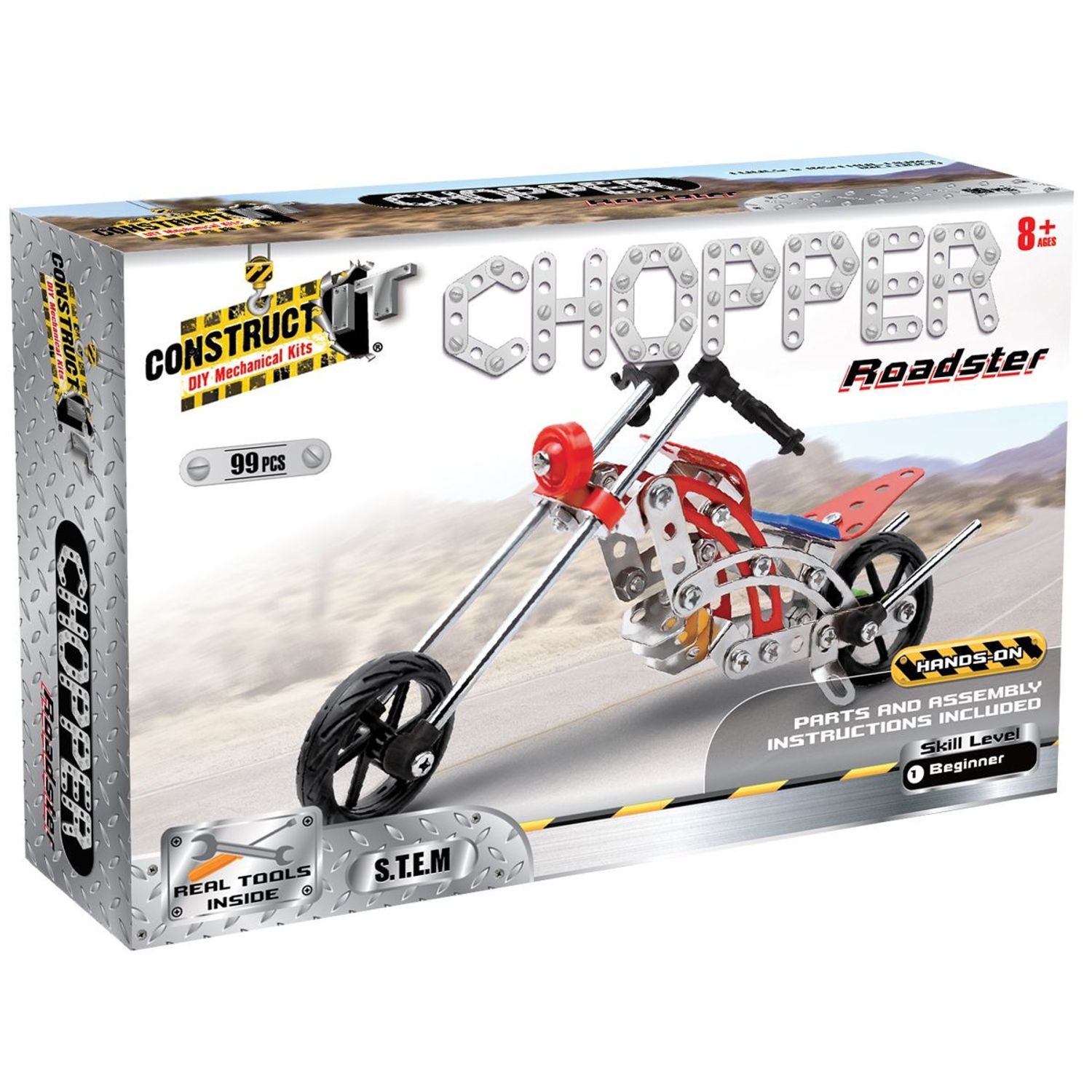 Kit STEM Motocicleta Chopper, nivel incepator fotografia produsului