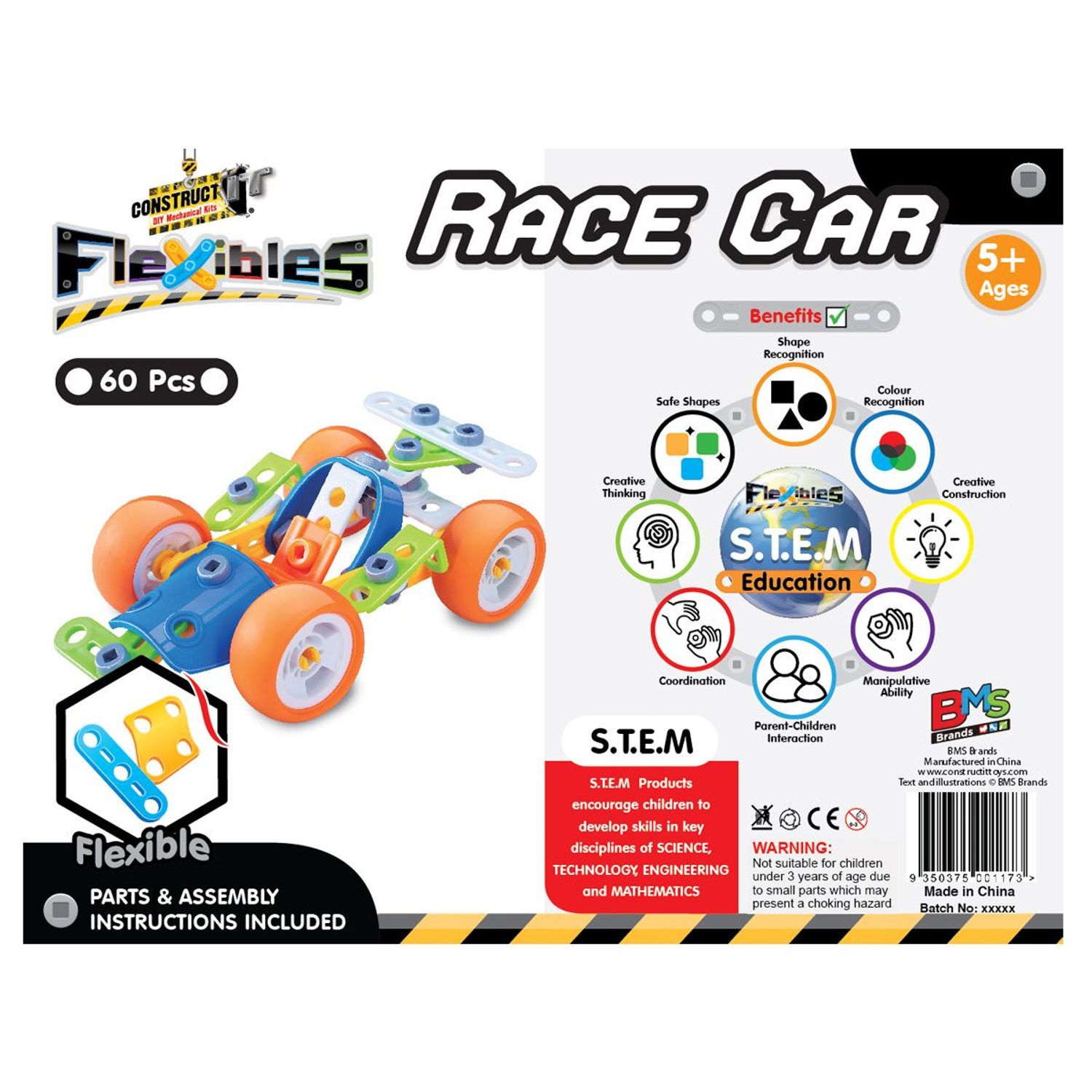 Kit STEM Flexible Automobil de curse fotografia produsului View 3 L