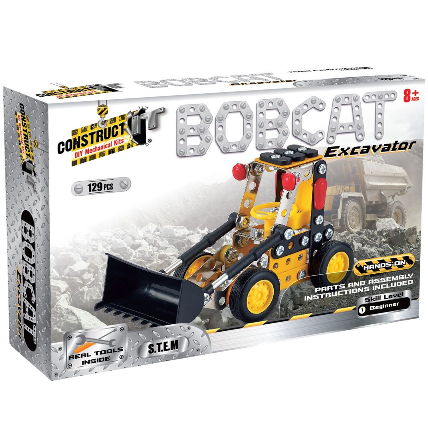 Kit STEM Excavator Bobcat, nivel incepator fotografia produsului