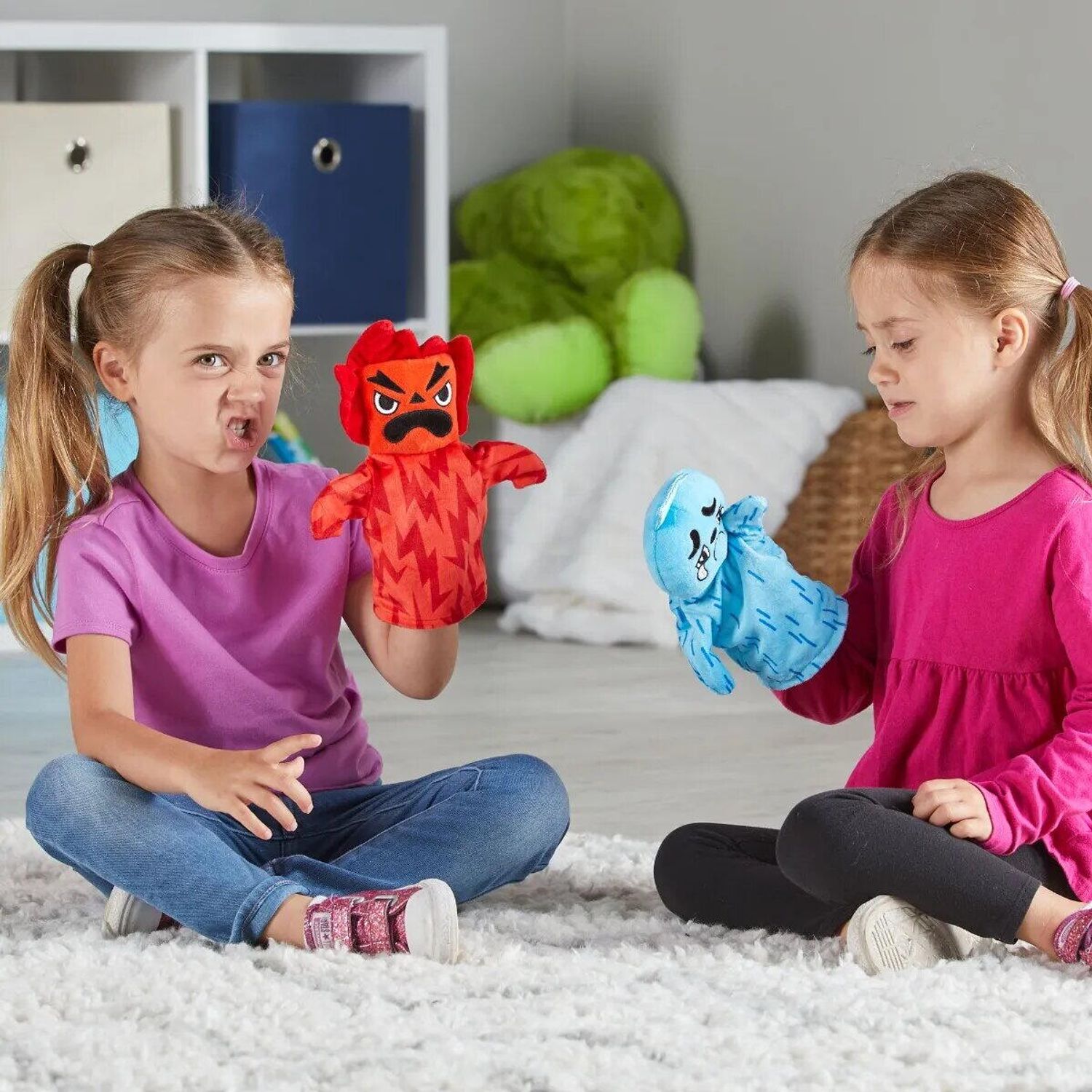 Set papusi de mana - Familia Emotiilor fotografia produsului View 3 L