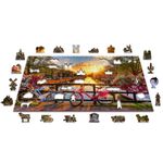 Puzzle din lemn, Bicicletele din Amsterdam, 505 piese fotografia produsului View 4 S